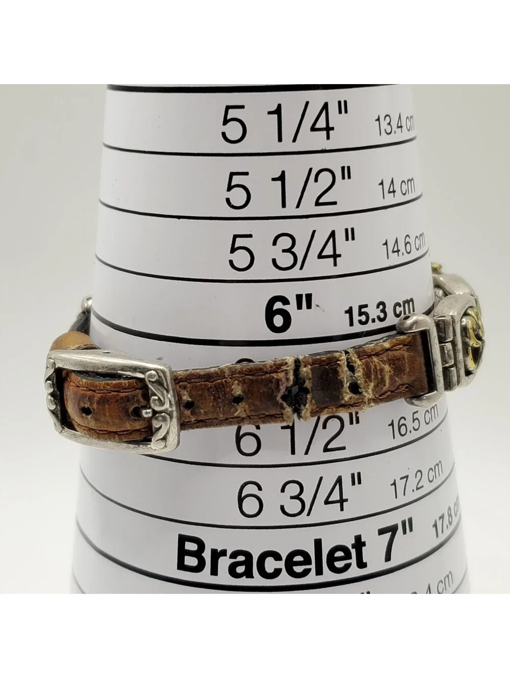 Brighton Camden Womens Watch 24MM Reversible Brown Black Bands New Battery
